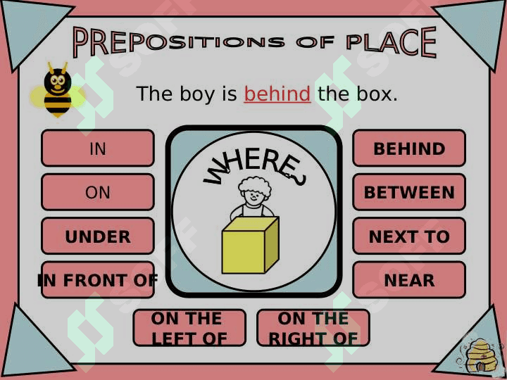 PREPOSITIONS OF PLACE GAME 4