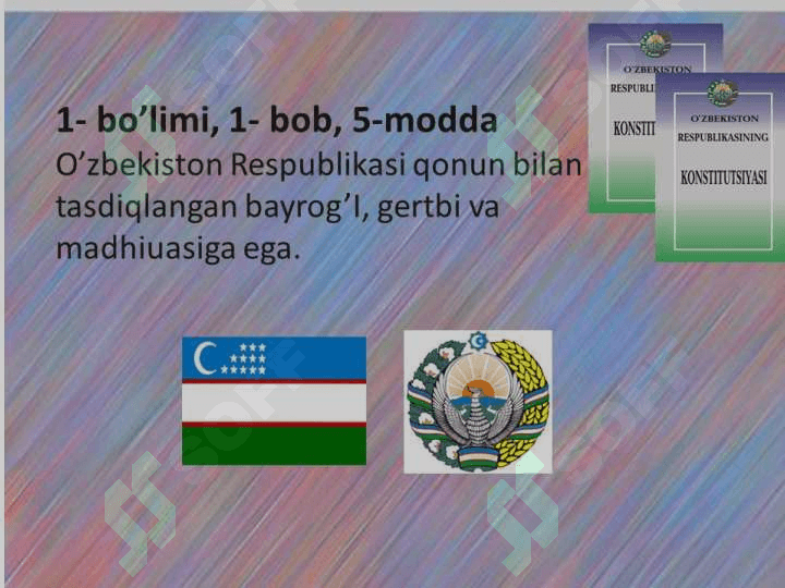 O’ZBEKISTON RESPUBLIKASI FUQOROLARINING KONSTITUTSIYAVIY BURCHLARI 7
