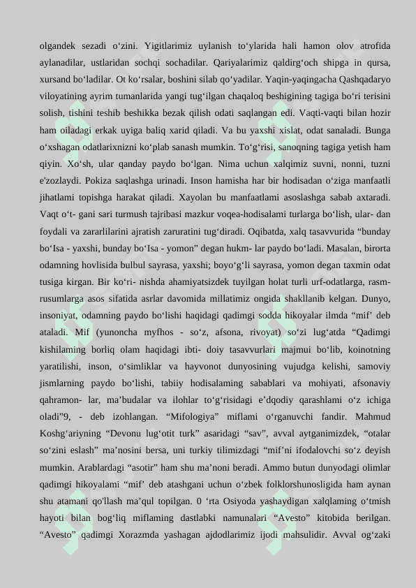 Mif  va afsonaning janr xususiyati 2