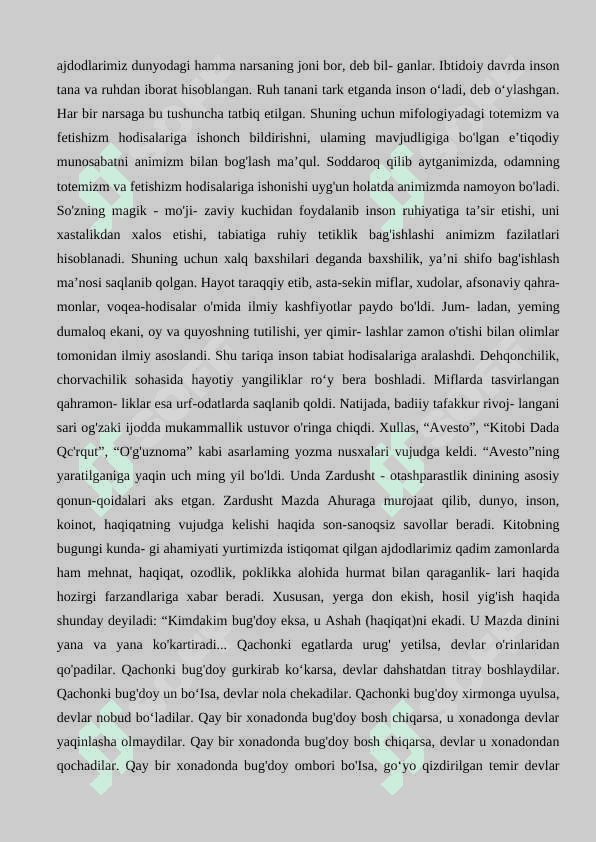 Mif  va afsonaning janr xususiyati 6