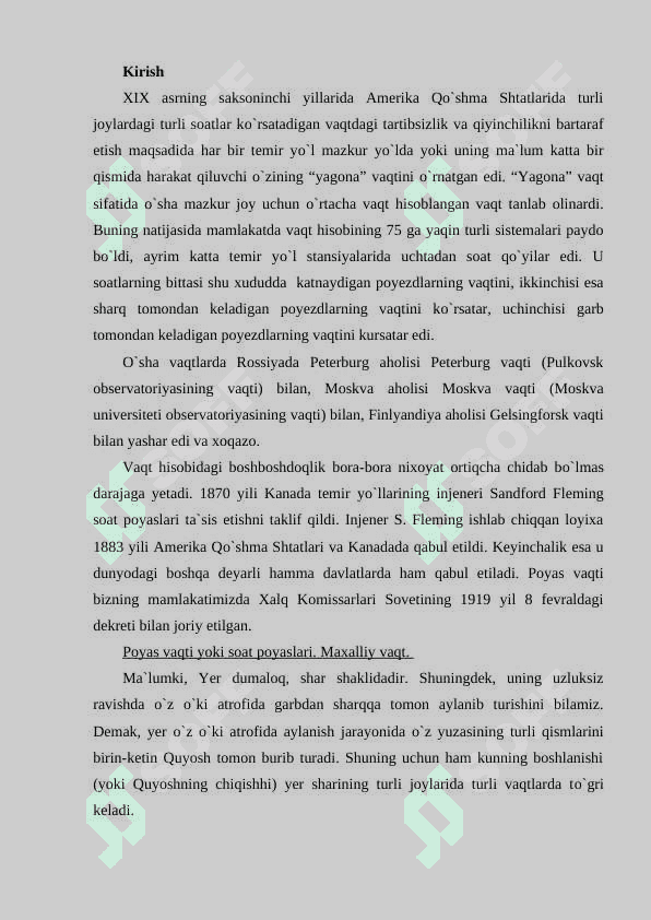 Vaqt mintaqasining vaqtni oʻlchashdagi ahamiyati 2