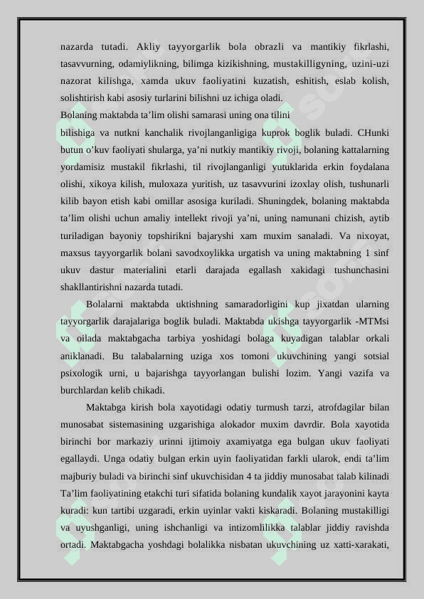 Bоlalarning tashkilotlarida psixоdiagnostik ishlarni tashkil etish 4