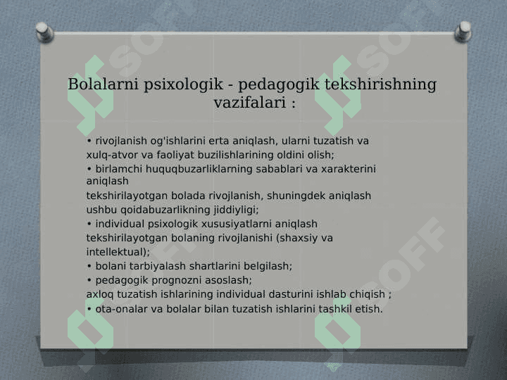 BОLALARNING TASHKILOTLARIDA PSIXОDIAGNOSTIK ISHLARNI TASHKIL ETISH 2