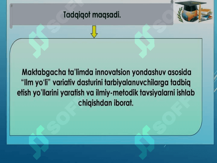 “ilm yo`li” variativ dasturi asosida bolalarni maktab ta`limiga tayyorlash 4