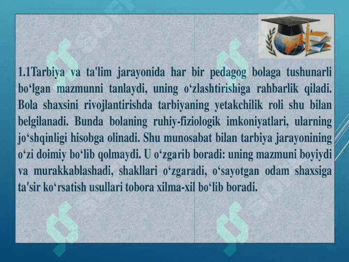 “ilm yo`li” variativ dasturi asosida bolalarni maktab ta`limiga tayyorlash 7