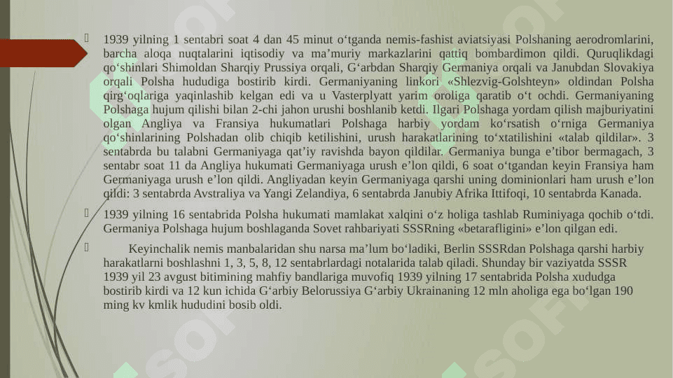 Mavzu:Ikkinchi jaxon urushida eng ko'p zarar kórgan davlatlar 7