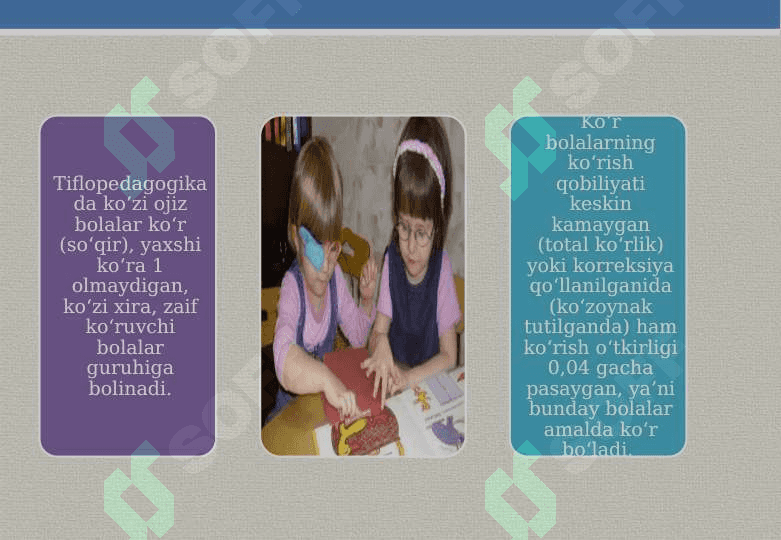 Ko‘rishida nuqsoni bo‘lgan bolalar 3