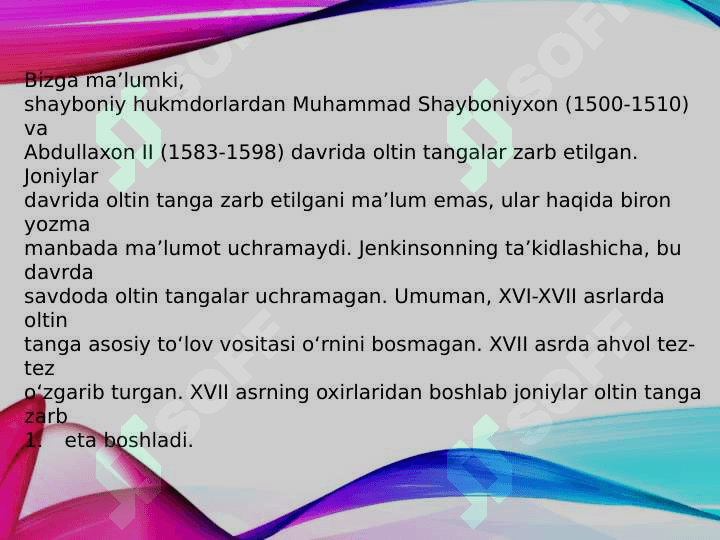 Buxoro xonligi tangalari 3
