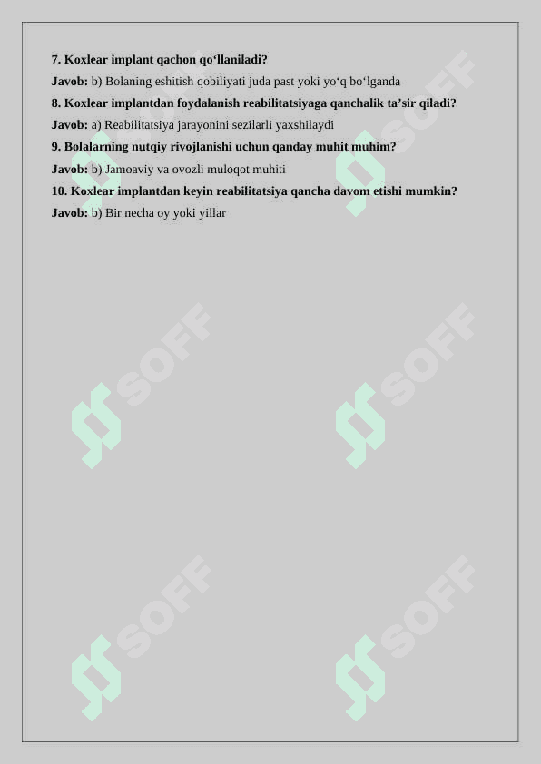 Koxlear implantli eshitishda nuqsoni bo‘lgan bolalar reabilitatsiyasi 3