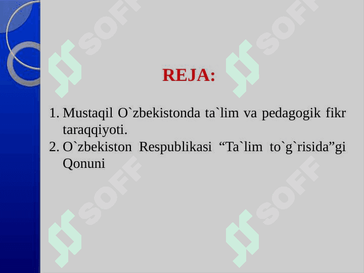 O'ZBEKISTON RESPUBLIKASI TA'LIM TIZIMI 24 2