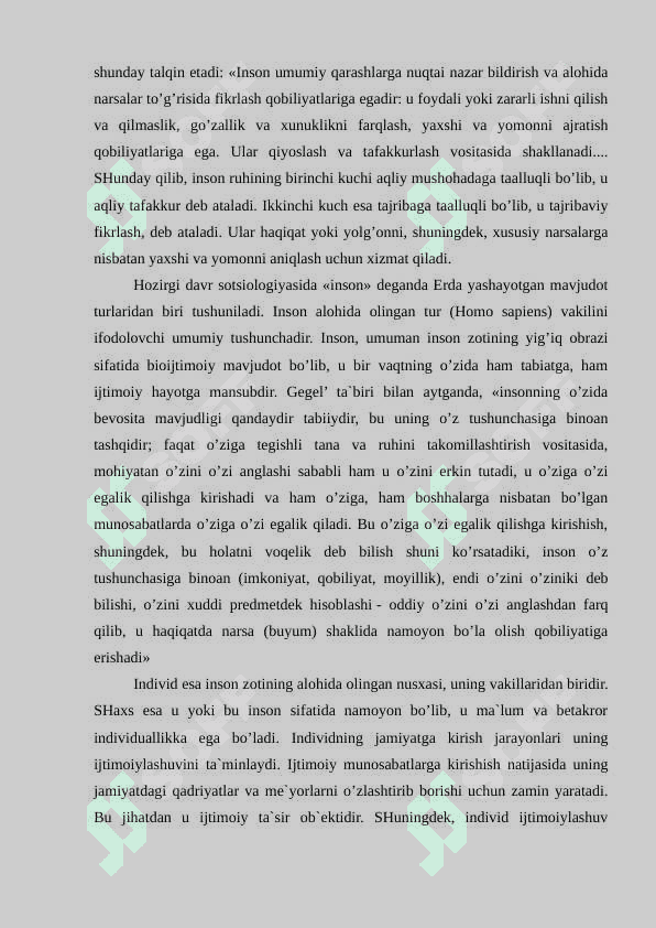 SHAXS SOTSIAL MUNOSABATLAR MAXSULI SIFATIDA 5