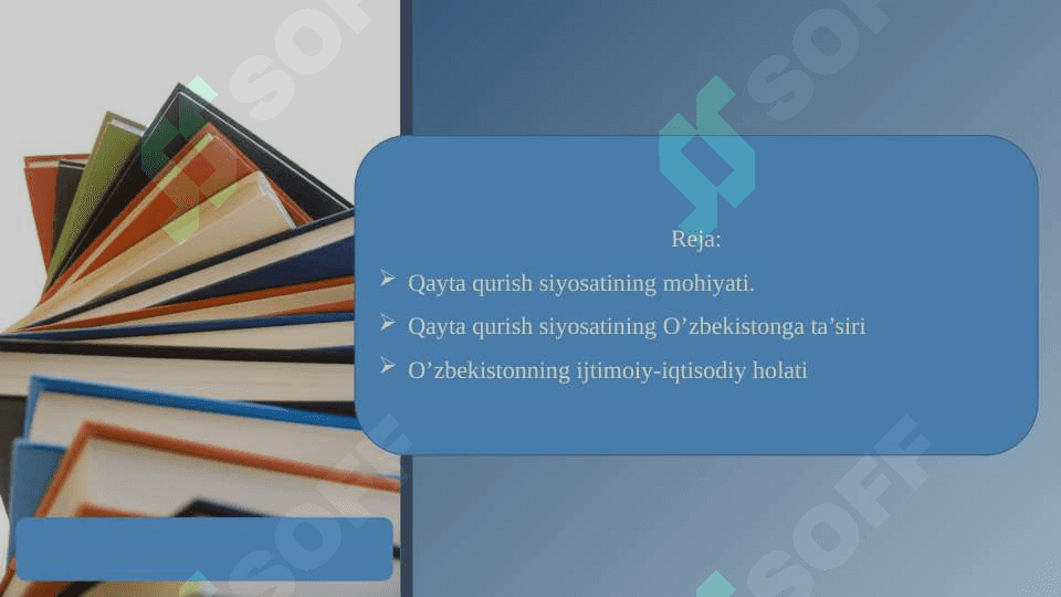 Qayta qurish yillarida O'zbekistondagi ijtimoiy-siyosiy vaziyat 3