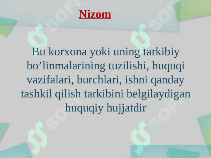Tashkiliy hujjatlar  va ularni  rasmiylashtirish 2