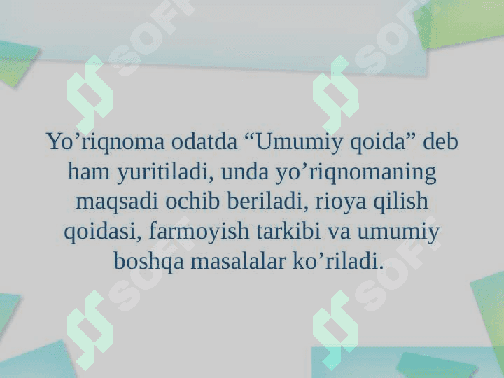 Tashkiliy hujjatlar  va ularni  rasmiylashtirish 8