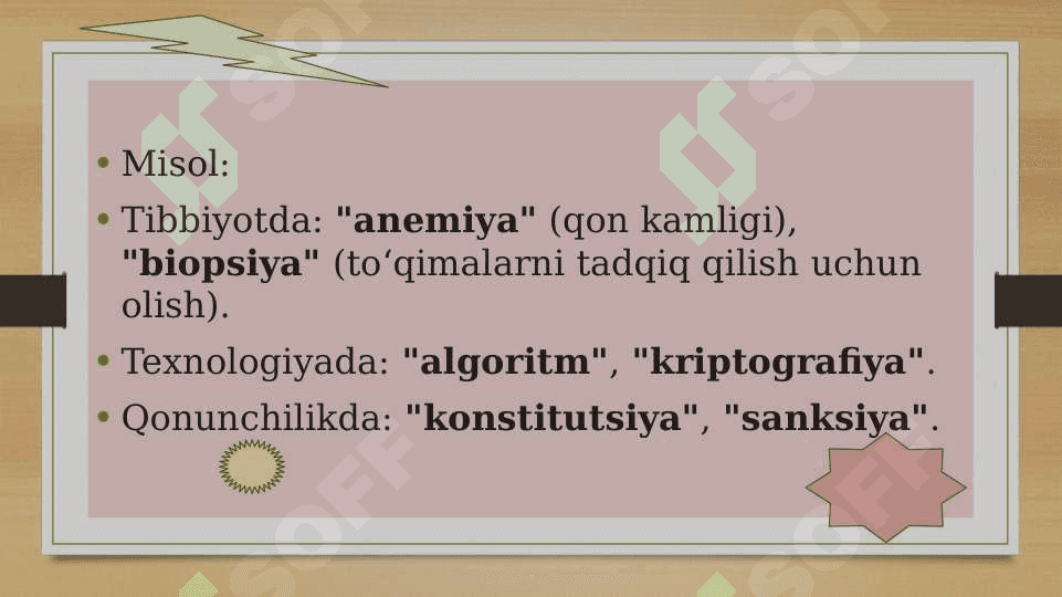 Sohaviy terminlarning yasalishi 3