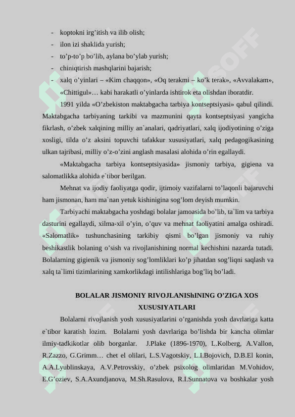Maktabgacha tarbiya yoshidagi bоlalar rivоjlanishining o’ziga xоs xususiyatlari 4