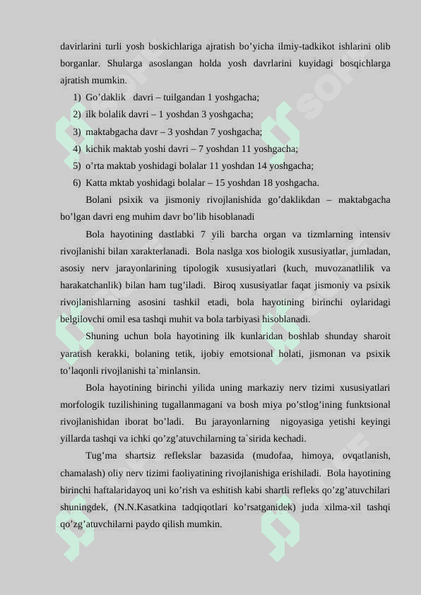 Maktabgacha tarbiya yoshidagi bоlalar rivоjlanishining o’ziga xоs xususiyatlari 5