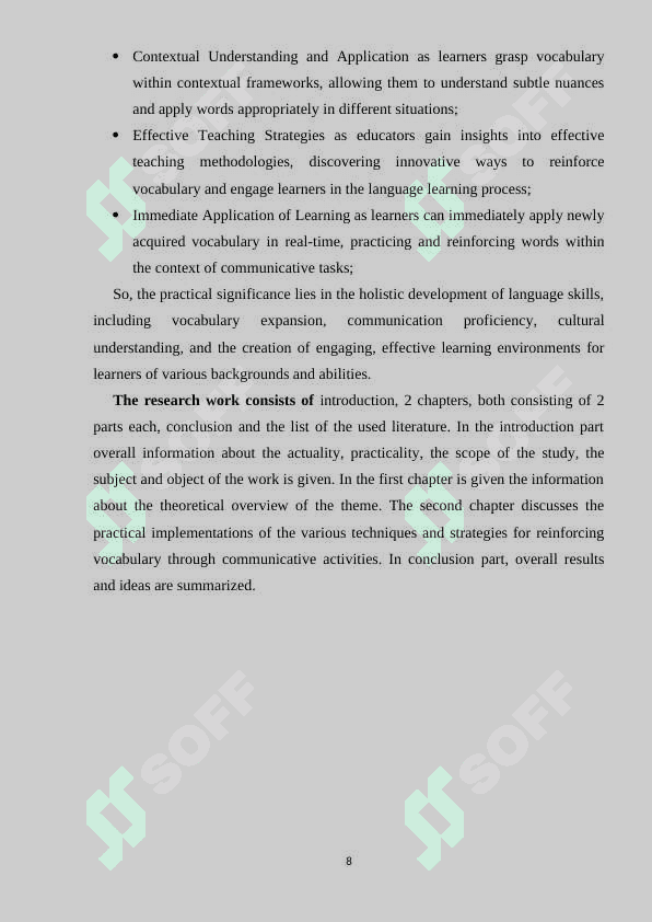 Sample of the course work 4