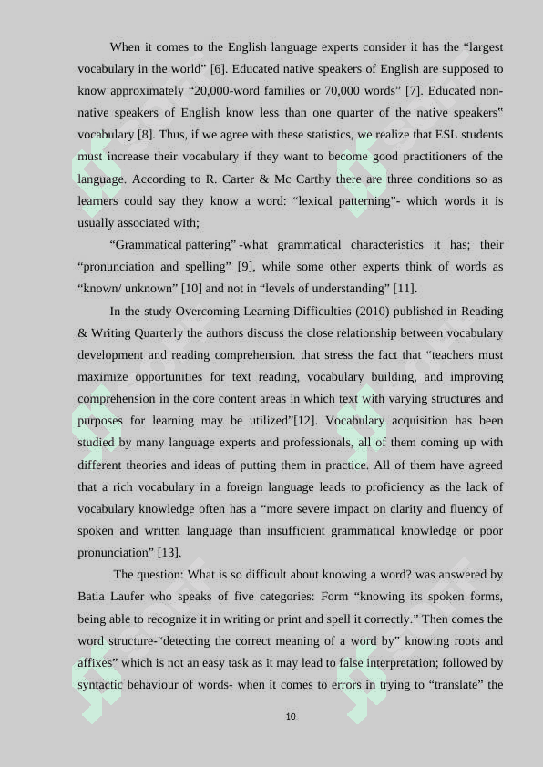 Sample of the course work 6