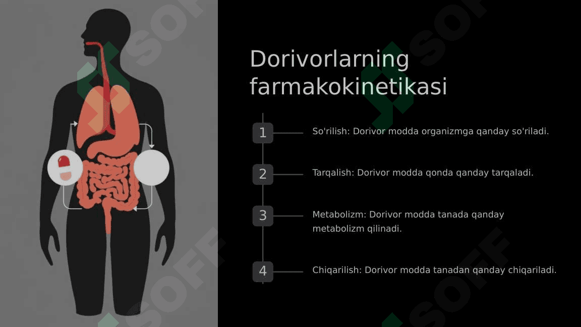 Dorivor moddalarni terapevtik samaradorligiga ta’sir etuvchi omillar. 4