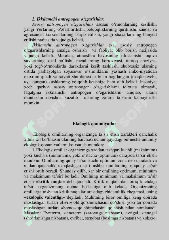 EKOLOGIK OMILLAR VA ULARNING TURLARI 3