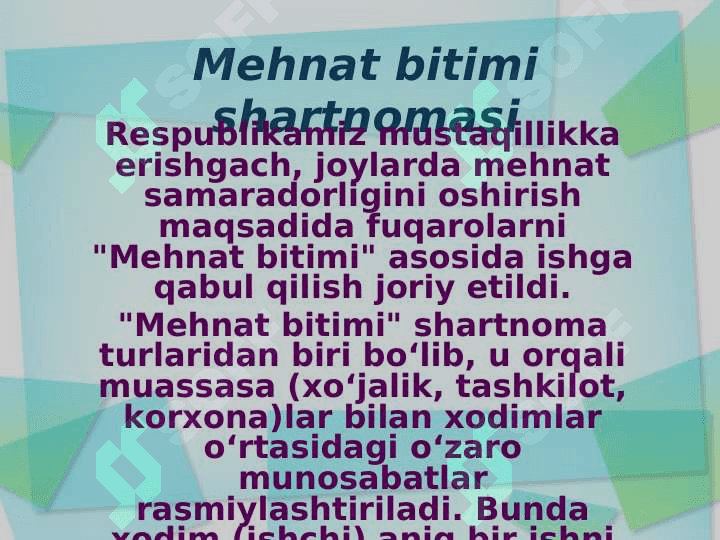 Xodimlar faoliyatiga doir hujjatlar 2