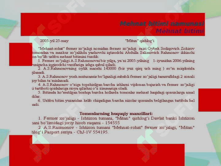 Xodimlar faoliyatiga doir hujjatlar 4