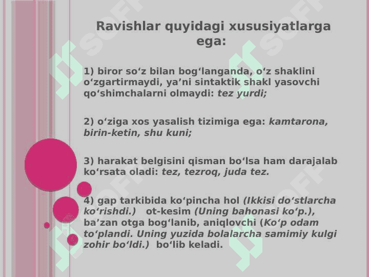 RAVISH SO`Z TURKUMI 2