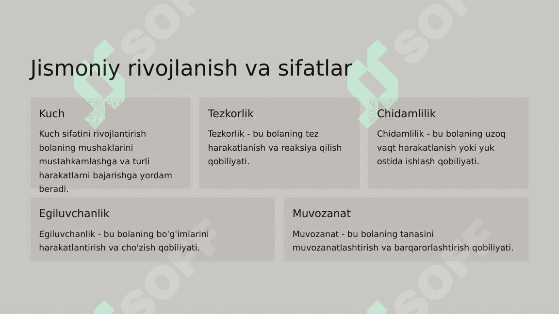 Maktabgacha yoshdagi bolalarda jismoniy sifatlarni rivojlantirish. 3