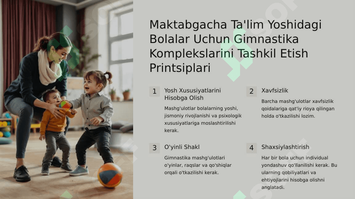 Maktabgacha Ta'lim Yoshidagi Bolalar Uchun Gimnastika Komplekslarini Shakllantirish. 3