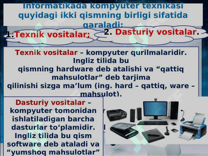 Kompyuterning dasturiy ta‘minoti va ularning turlari 4