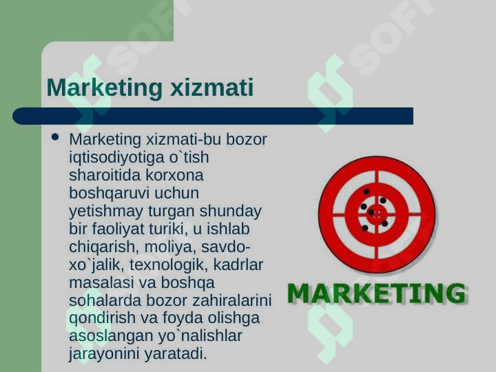 Marketingni rejalashtirish 6