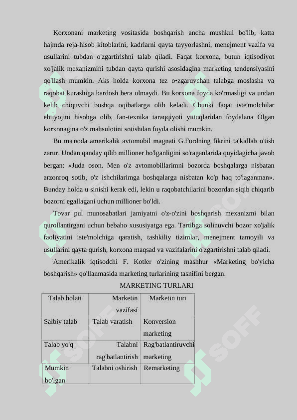marketing boshqarish 3