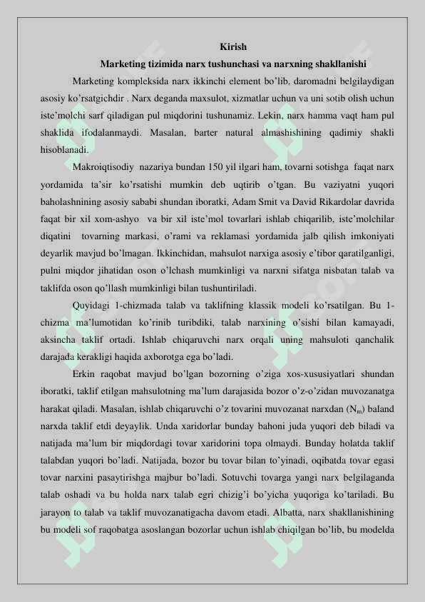Marketing tizimida narx siyosati 3