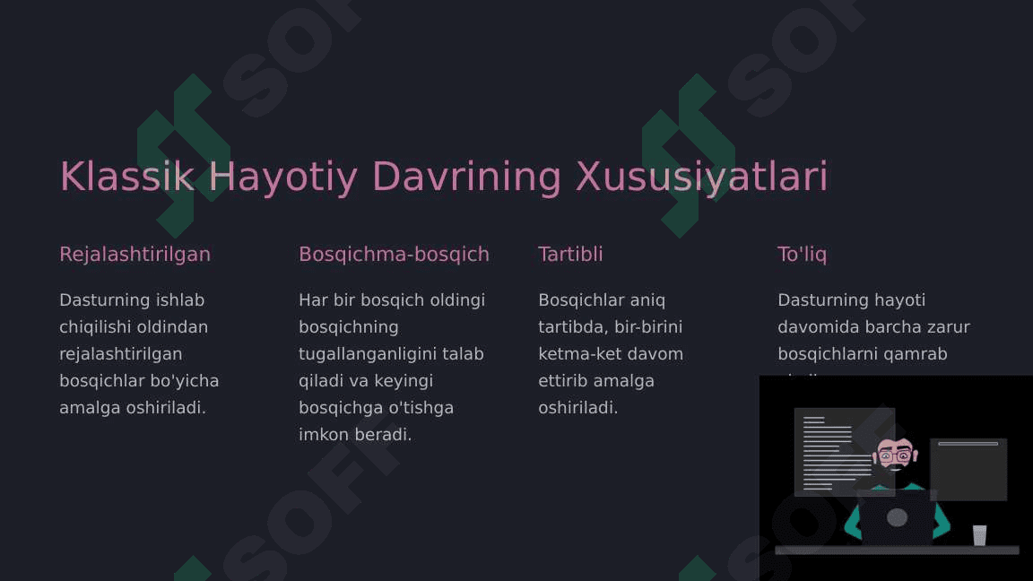 Dasturning Klassik Hayotiy Davri 2