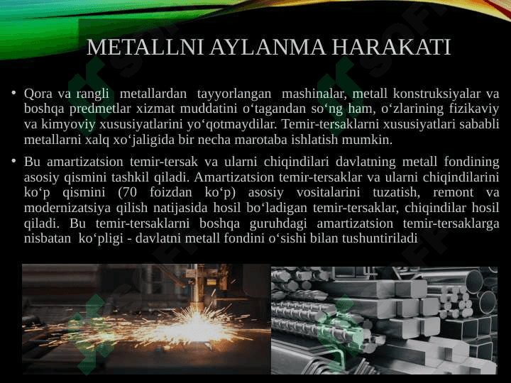 Metallni aylanma harakati 3