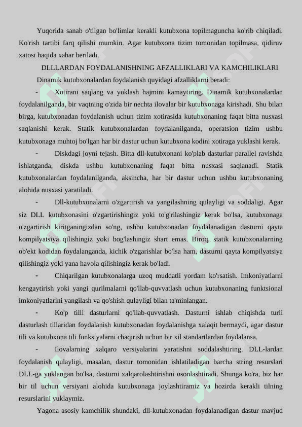 Maxsus DLL-ni amalga oshirish 5