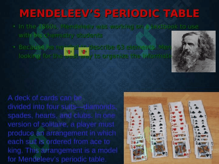 Mendeleev and his Periodic Table 2