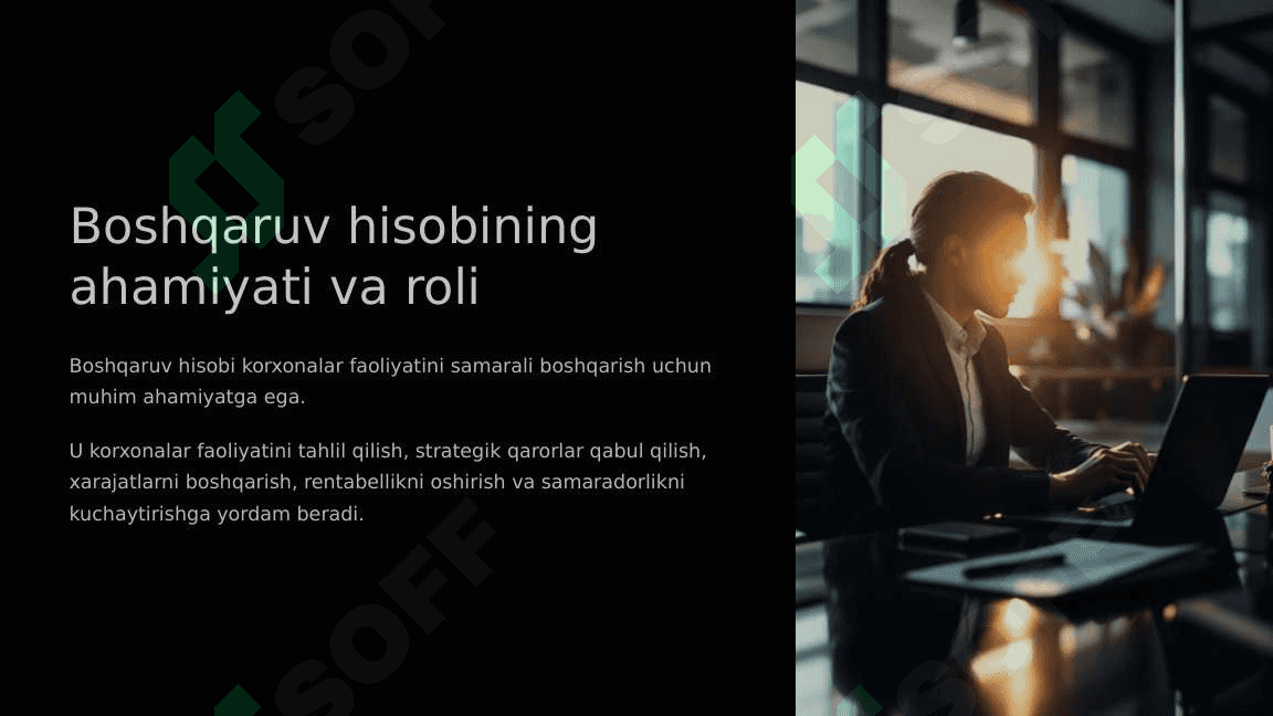 Boshqaruv hisobining nazariy asoslari 5