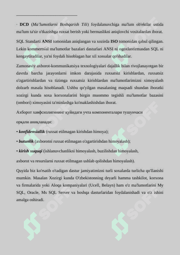 Serverga faylni yuklash. Qayta ishlashning ratsional usuli: Ma’lumotlar bazasini boshqarish tizimi 4