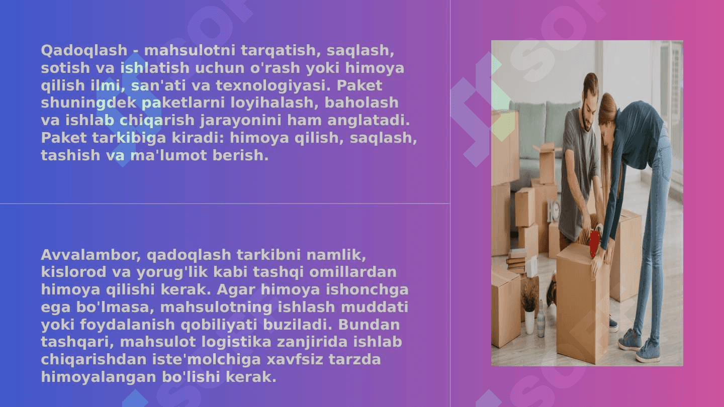 IDISHLAR VA QADOQLASH SAMARADORLIGINI BAHOLASH 4