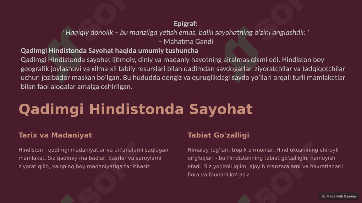 QADIMGI SHARQDA SAYOHAT 3