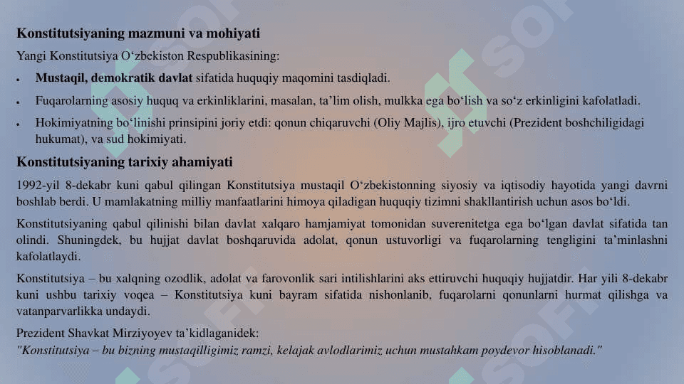 KONSTITUTSIYA-BAXTIMIZ QOMUSI 6