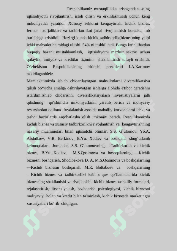 Biznesni tashkil etishda marketing 2