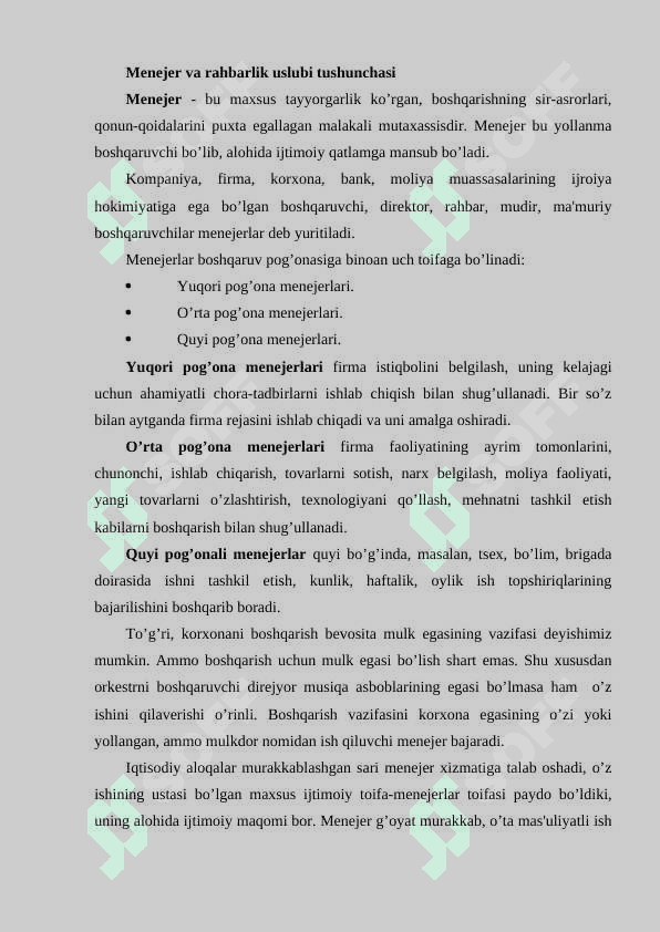 Biznesni boshqarishda resursdan foydalanish 2
