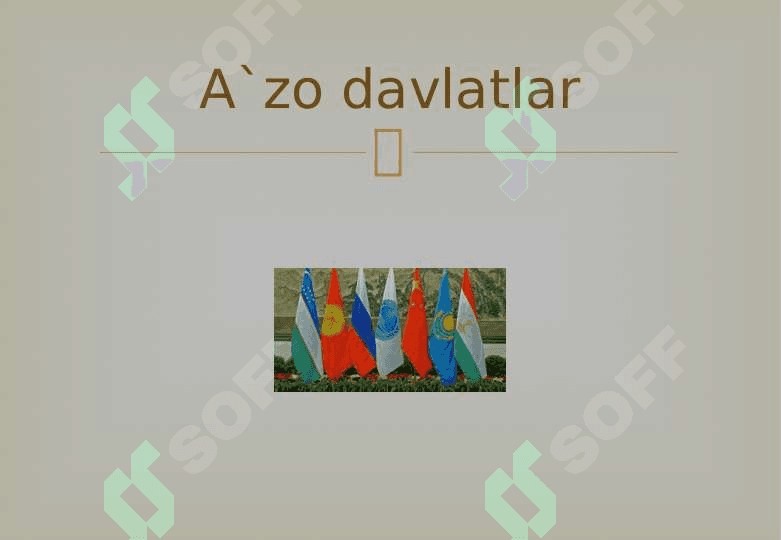 Shanxay hamkorlik tashkiloti va uning faol. 4