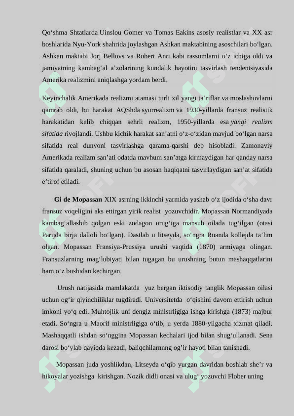 Realizm estetikasi va naturalism 4