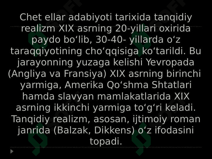 Yevropa tanqidiy realizmi 2