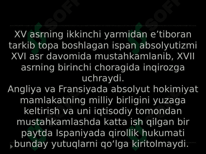 XVII asr Ispan adabiyoti 2