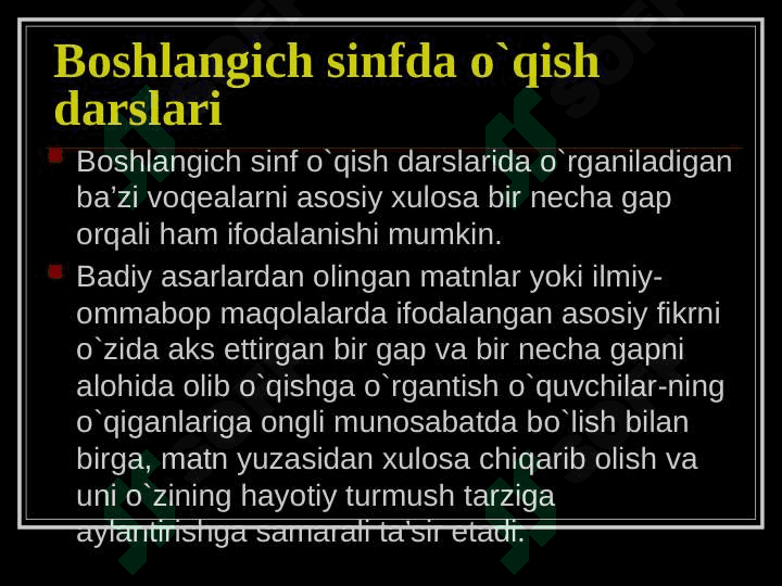 Akademik yozuvga xos xususiyatlar. Unga qoʻyiladigan talablar. 3